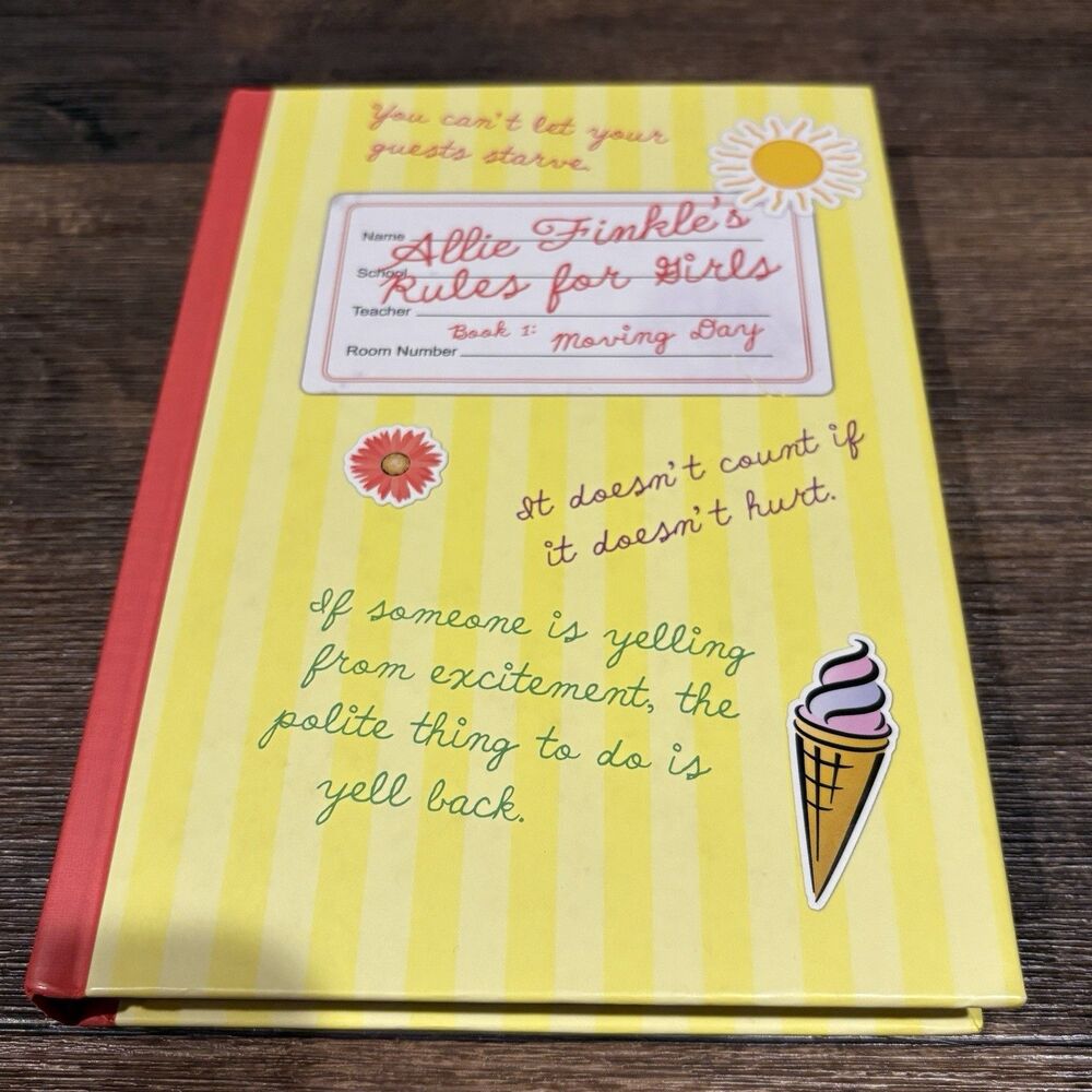 Allie Finkle’s Rules for Girls #1 Moving Day Meg Cabot 2008 First Edition HC
